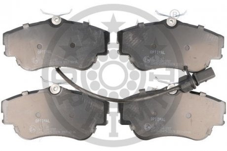 Фото автозапчасти колодки гальмівні (передні) VW T4 1.9-2.5TDI (Lucas) (з датчиком) Optimal BP12023