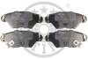 Фото автозапчасти klocki hamulcowe opel astra g box (f70), astra g classic (t98), astra g classic caravan (f35 98-09 tyl szt Optimal BP12081 (фото 1)