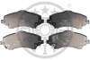 Фото автозапчасти klocki hamulcowe jeep liberty (kk), wrangler iii (jk) 07-12 przod szt Optimal BP12381 (фото 1)