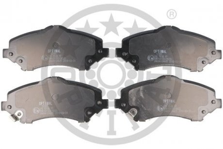 Фото автозапчастини klocki hamulcowe jeep liberty (kk), wrangler iii (jk) 07-12 przod szt Optimal BP12381