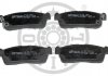 Фото автозапчастини klocki hamulcowe daihatsu charade vi (l251, l250_, l260_), cuore vii (l275_, l285_, l276_), 03> przod szt Optimal BP12413 (фото 1)