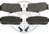 Фото автозапчастини колодки гальмівні (задні) Nissan Almera/Maxima 95-00/Primera 90-98/Sunny 90-95/Infiniti I30 97- Optimal BP12424 (фото 2)