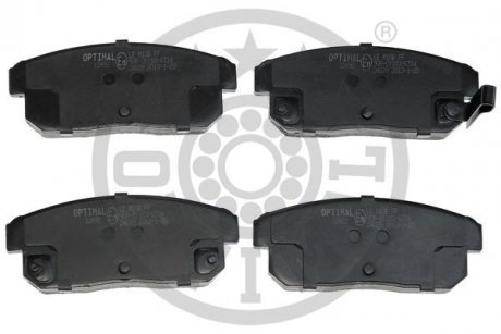 Фото автозапчастини klocki hamulcowe mazda rx-8 (se, fe) suzuki ignis i (fh) 03-12 tyl szt Optimal BP12492