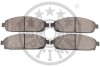 Фото автозапчасти klocki hamulcowe jeep commander (xk, xh), grand cherokee iii (wh, wk) 04-10 przod szt Optimal BP12579 (фото 2)