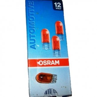 Лампа вспомогат. освещения WY5W 12V 5W W2,1x9,5d (пр-во) OSRAM 2827 (фото 1)