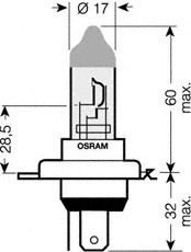 Фото автозапчастини автомобільна лампа OSRAM 4008321416230