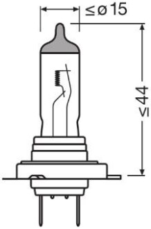 Фото автозапчасти лампа галогенная H7 12V 55W PX26d Blister 1 OSRAM 4050300925202