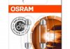 Лампочка вспомогательная, 2шт, C10W, 12В, max. 10Вт, тип гнезда SV8,5-8, (EN) pipe 41mm OSRAM 6411-02B (фото 2)