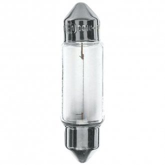 Лампа софитная вспомогат. освещения C10W 12V 10W SV8.5-8 (пр-во) OSRAM 6411 (фото 1)
