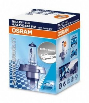 Фото автозапчасти автолампа (H4/R2 12V 60/55W P45T) OSRAM 64198