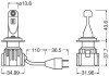 Фото автозапчасти комплект ламп LED H7/H18 12V 21W LEDriving HL Intense 6000K/2000lm OSRAM 64210DWINT-2HFB (фото 6)