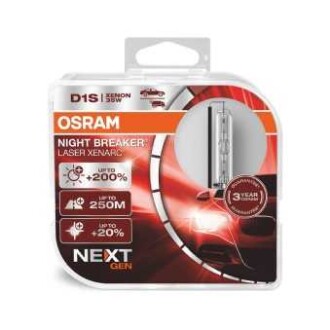 Фото автозапчасти лампа d1s 85v 35w pk32d-2 duo xenarc night breaker laser (next gen) OSRAM 66140XNNHCB