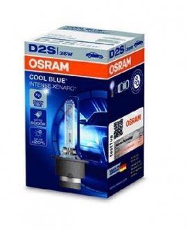 Лампа ксеноновая D2S COOL BLUE INTENSE 85В, 35Вт, P32d-2 (пр-во) OSRAM 66240CBI (фото 1)