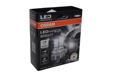 Фото автозапчастини комплект світлодіодних автоламп OSRAM 9005DWBRT-2HFB