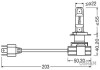 Фото автозапчастини led лампочка led, 2шт, h4, 12/24в, max. 14вт, колір світла білий прохолодний, max. 6000k, тип гнізда p43t, немає схвалення - не підходить для використання на дорогах загального користування OSRAM 9726CW (фото 6)