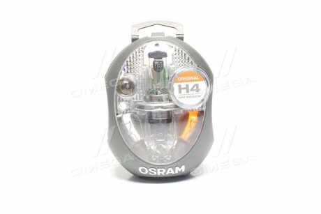 Лампа фарная (набор) H4 12V 60/55W P43t (пр-во) OSRAM CLKMH4 (фото 1)