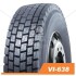 Фото автозапчасти шина колесная 315/70 R22.5 ведущая ось грузовая всесезонная Ovation 31570225VI638 (фото 1)