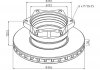 Фото автозапчастини гальмівний диск задня ліва/права (304ммx30мм) PE AUTOMOTIVE 016.651-00 (фото 1)