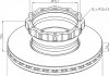 Тормозной диск задняя левая/правая (330ммx34мм, с кольцом ABS) PE AUTOMOTIVE 036.131-00 (фото 2)
