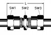 Конектори шланга (проникаючий зовнішній; розмір вкручування 14; 17/6/8мм; довжина:45) PE AUTOMOTIVE 076.001-10 (фото 2)