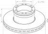 Тормозной диск передняя левая/правая (330ммx34мм, с кольцом ABS) PE AUTOMOTIVE 106.206-00 (фото 1)