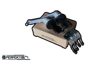 Ключ з серцевиною дверної ручки Renault Magnum (к-кт на дві ручки) (5001843076) PERFEKT 104-RV3076-00 (фото 1)