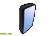 Основне дзеркало підігрів ел/керування алюміній DAF ABS (штамп E-Mark) (1425104, 1610186, 1610184, 1425105) PERFEKT 203-DF6301HP-2-A (фото 6)
