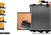 Радиатор без рамы [ cooling] DAF LF55 (1405413, 1407725, 1405176, 1407722, 1405722) PERFEKT 221-DF7725-01 (фото 1)