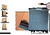 Радіатор без рами [ cooling] MERCEDES ATEGO/ ATEGO 2 (9705000403, 9705000503) PERFEKT 551-MB0403-01 (фото 1)