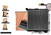 Радіатор без рами [ cooling] Iveco Eurocargo [6/1991--] (100304810, 98425619, 98425628, 98425657) PERFEKT 721-IV5619-01 (фото 1)