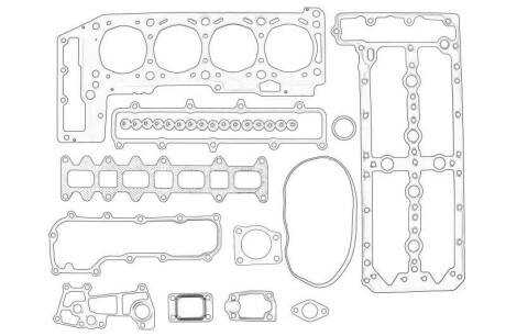 Фото автозапчасти комплект прокладок ГБЦ, верхні Peugeot/Citroen 0197.CF