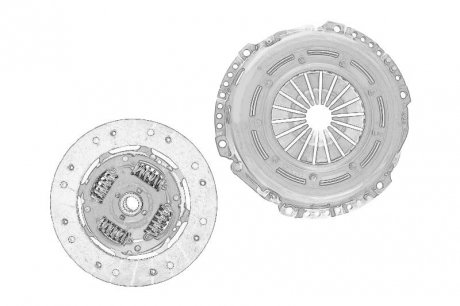 Комплект сцепления (Тарелка; диск) CITROEN C3 PICASSO, C5 III; PEUGEOT 508 I 1.6 02.09- Peugeot/Citroen 9800250980