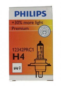 Фото автозапчасти лампа H4 PHILIPS 12342PR/1