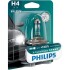 Фото автозапчастини лампа накаливания H4 X-treme VISION 12V 60/55W P43t-38 (+130) 1шт. Blister PHILIPS 12342XV+B1 (фото 1)