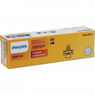 Фото автозапчасти автолампа 1.3W PHILIPS 12611 CP