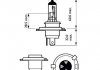 Фото автозапчастини мото лампа: 12 [В] H4 CityVision Moto 60/55W цоколь P43t-38 Blister +40% світла PHILIPS 39896030 (фото 3)