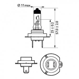 Фото автозапчасти лампочка H7 VisionPlus 12V PX26d Блистер PHILIPS 39936330