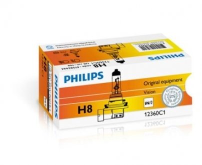 Фото автозапчасти автомобильная лампа H8 12V PGJ19-1 PHILIPS 47582430