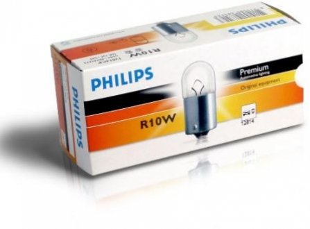 Фото автозапчастини автомобильная лампа R10W 12V BA15s PHILIPS 48341673