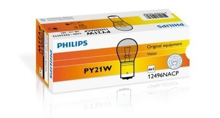 Фото автозапчасти лампочка PY21W 12V BAU15s PHILIPS 52534173