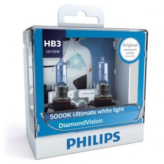 Фото автозапчастини сервісний набір: HB3 Diamond Vision 12V P20d PHILIPS 53246328