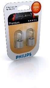 Фото автозапчастини лампочка (к-кт из 2шт) R5W 12V BA15s Блистер PHILIPS 5546030