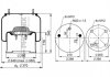 Сильфон пневматической подвески (стальное основание) SAF PHOENIX 1 D 28 E-1 (фото 4)