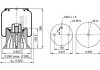 Фото автозапчастини ресора пневматична PHOENIX 1DK20A-1*** (фото 1)