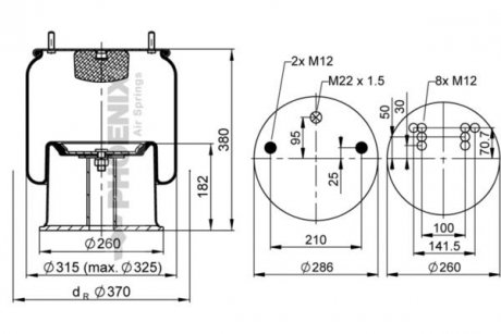 Фото автозапчасти подушка амортизуюча PHOENIX 1 DK 28 F-3