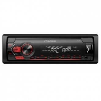 Фото автозапчасти бездисковий MP3/SD/USB/FM програвач PIONEER PIONEER MVH-S120UBW