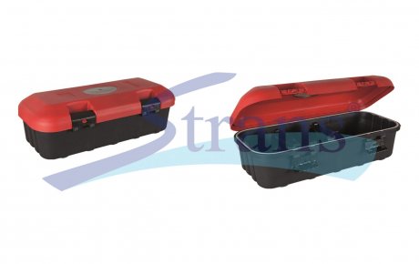 Ящик для огнетушителя 6/9 кг 680x320x210 (красный с окошком) Plastic-original 42U2032 (фото 1)