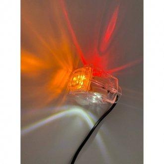Стекло рожка габаритного трехцветного LED Platan FR5601 (фото 1)