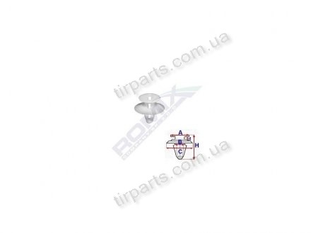 Фото автозапчасти крепление дверной карты FORD FUSION, 02-(1214485) Polcar 1050095 (фото 1)