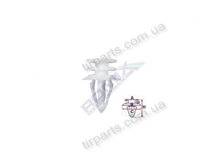 Фото автозапчасти крепление дверной карты FORD FOCUS, 98-(1070107) Polcar 1080126